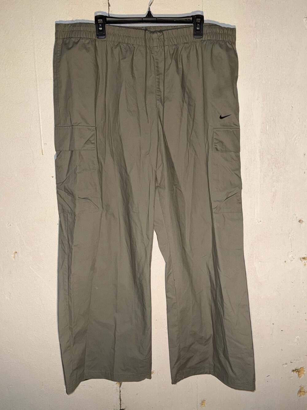 Nike Vintage Olive Green Ripstop Cargo Pants XXL